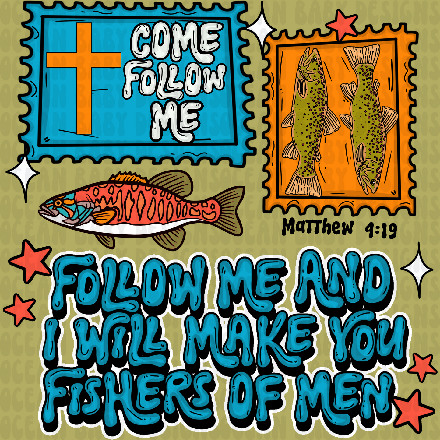 (Boy)Matthew 4:19 fishers of men png