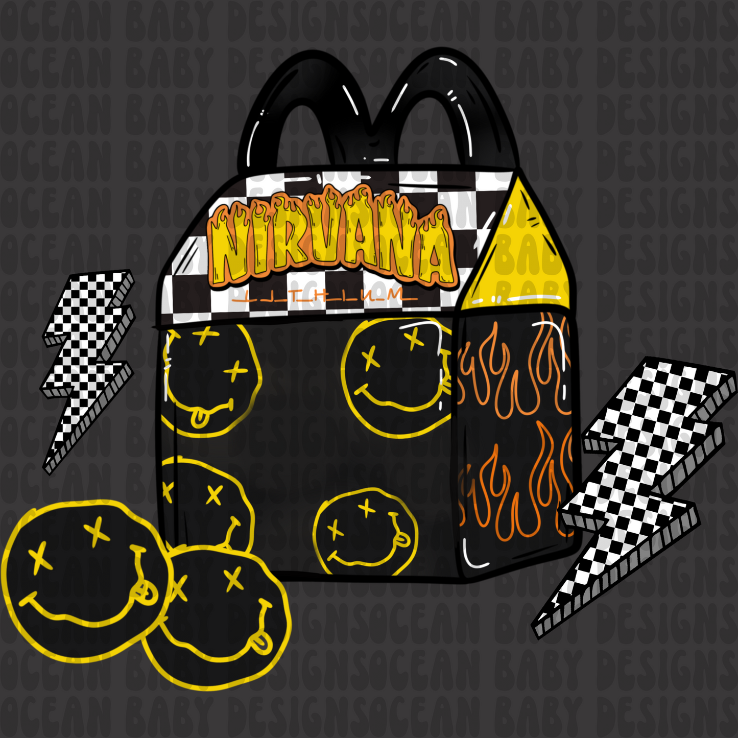 Smiley band happy meal boy png