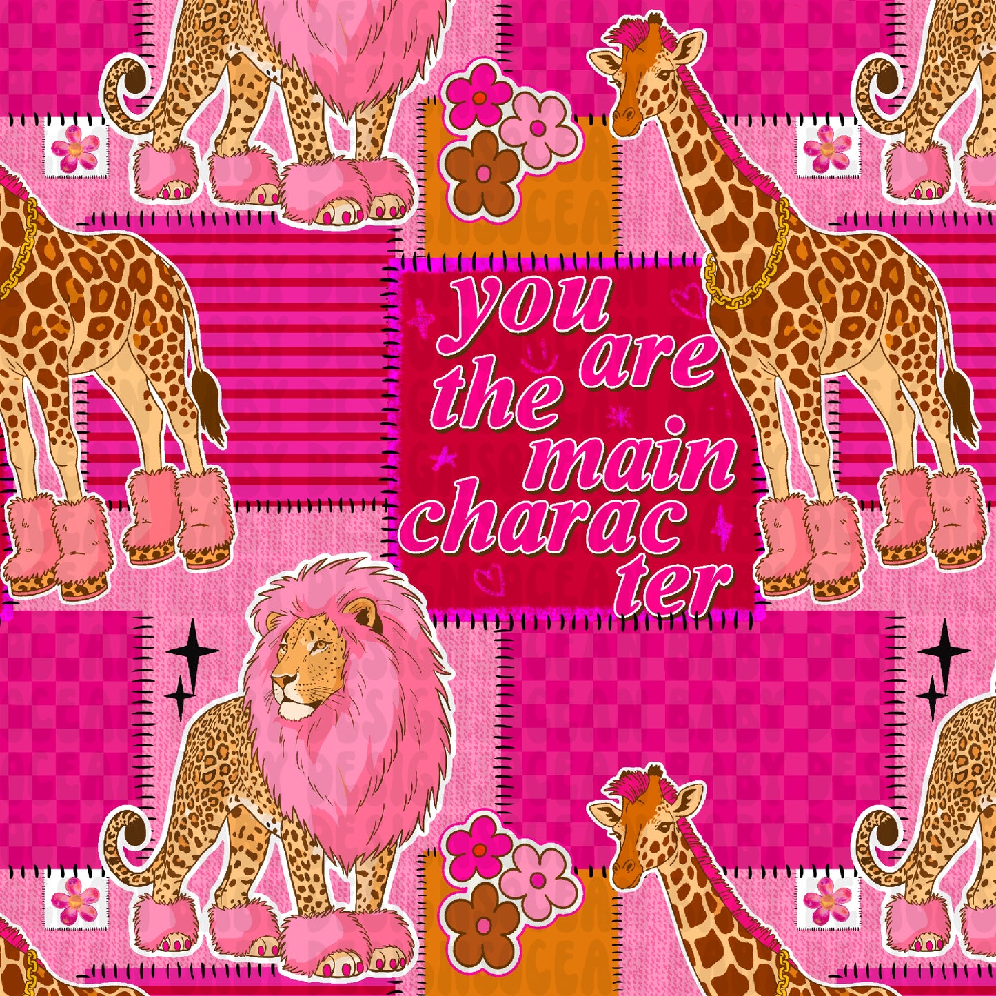 MAIN CHARACTER PATCHWORK