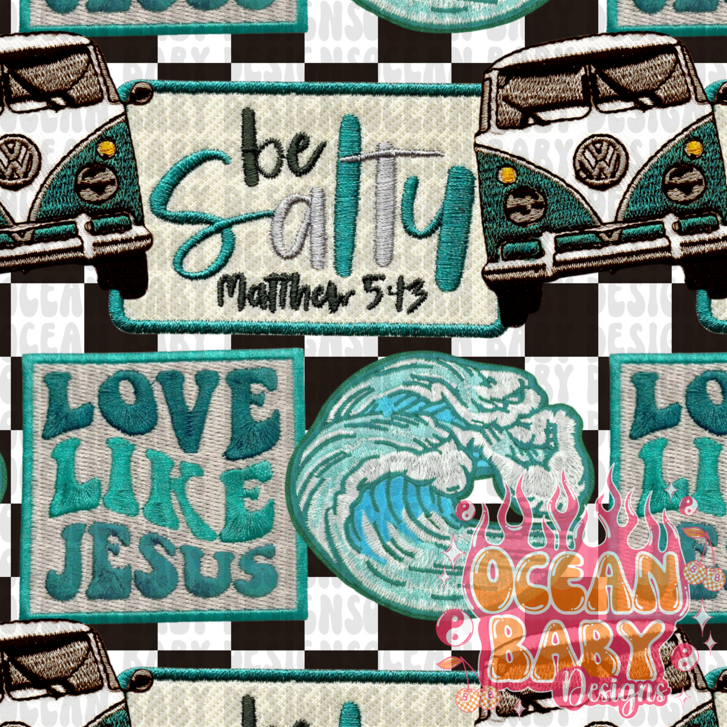 Love like Jesus boy patches