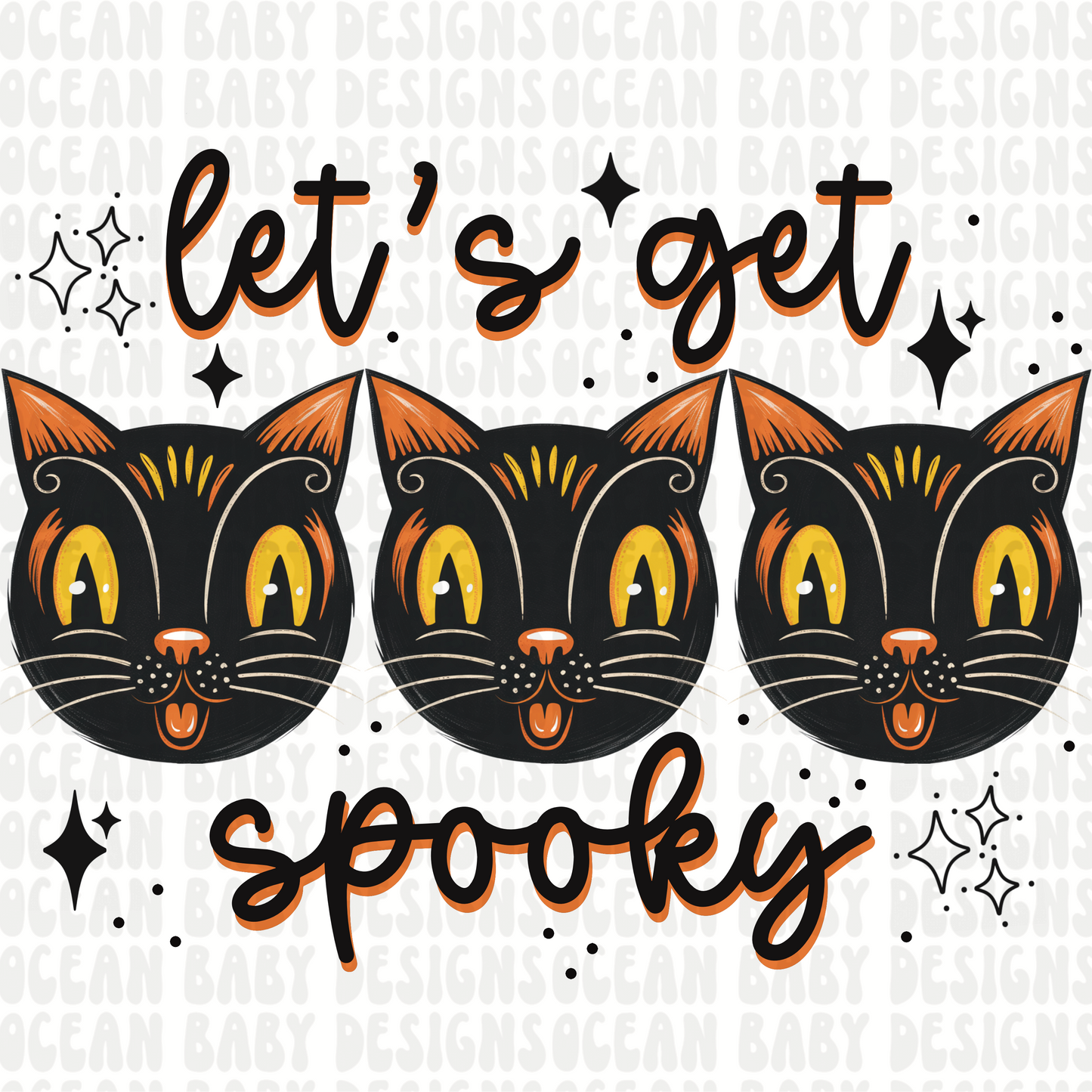 Lets get spooky kitty PNG