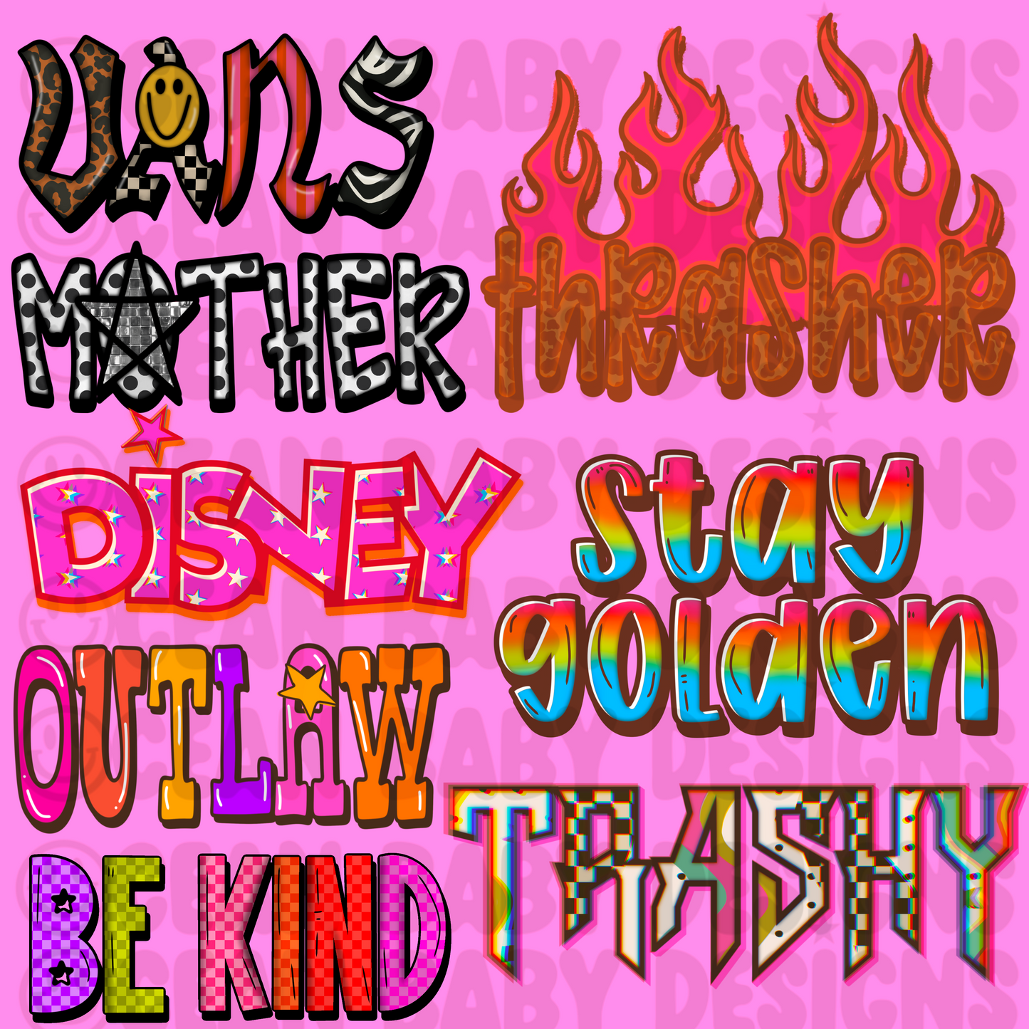 Word Candy clipart bundle