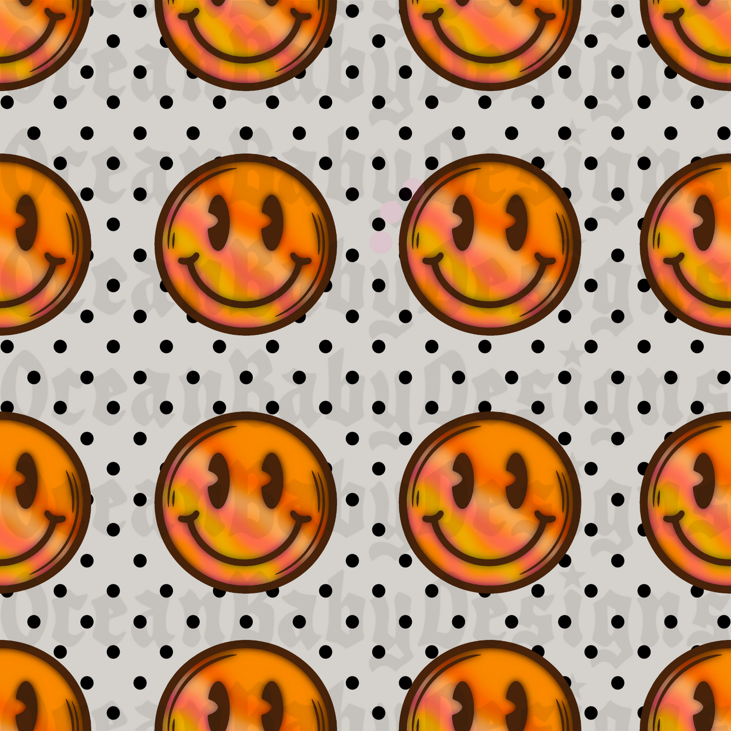 Polka dot smileys