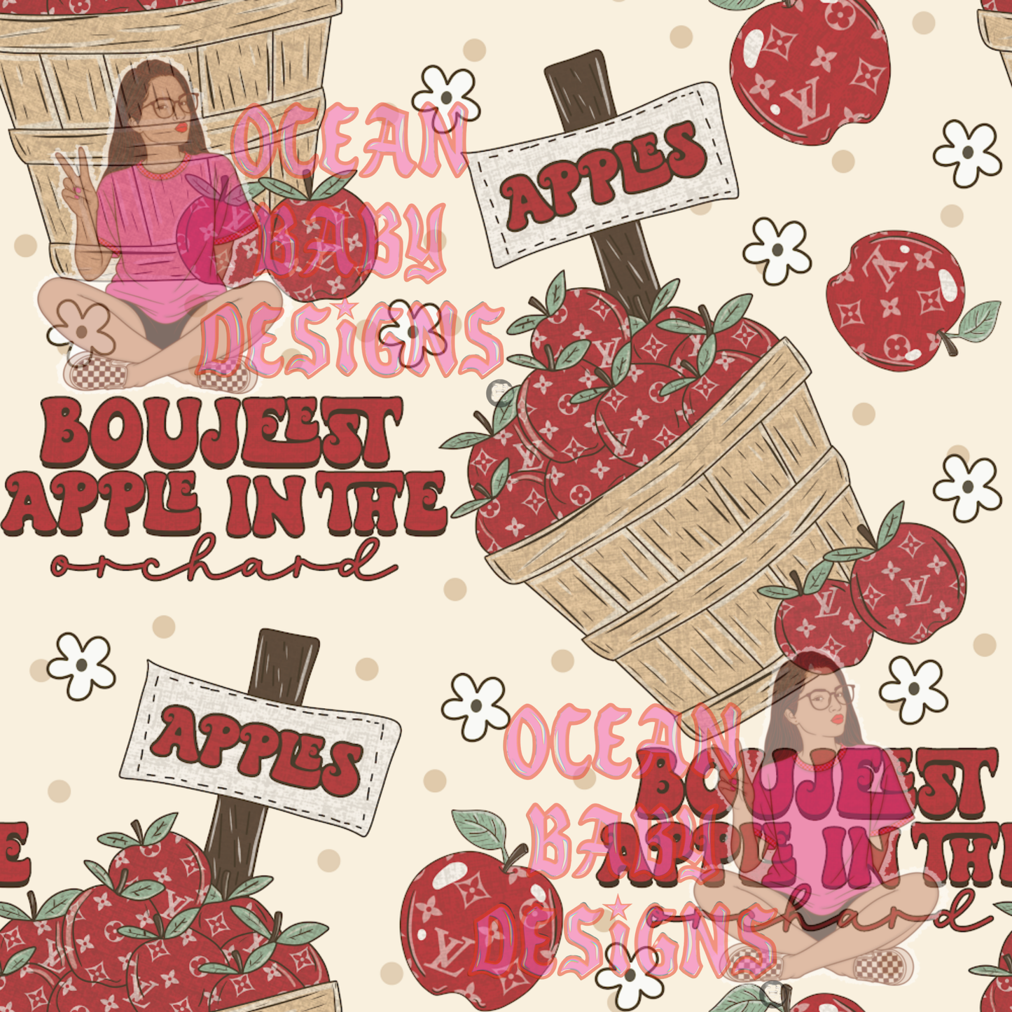 Boujee apples flowers
