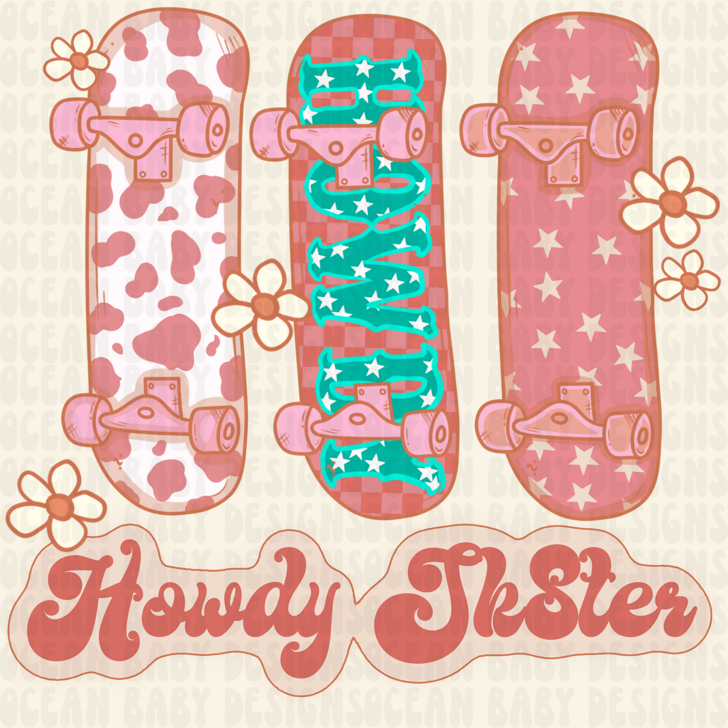 Howdy skater girl png