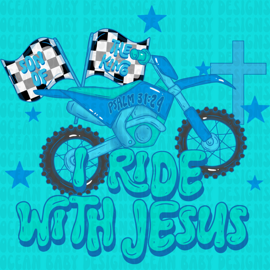 I ride with Jesus png