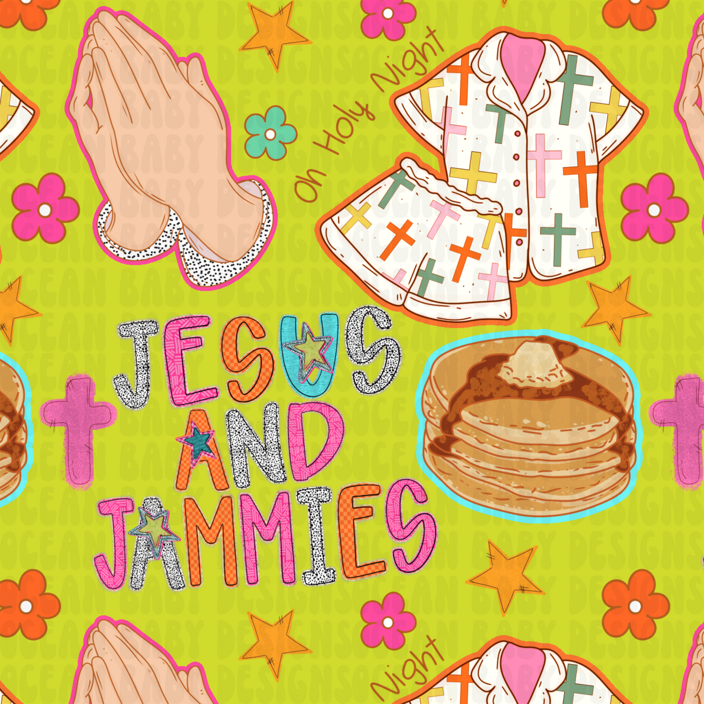Jesus and Jammie’s (green)