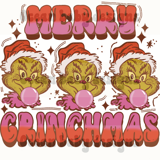 Bubble gum green guy png