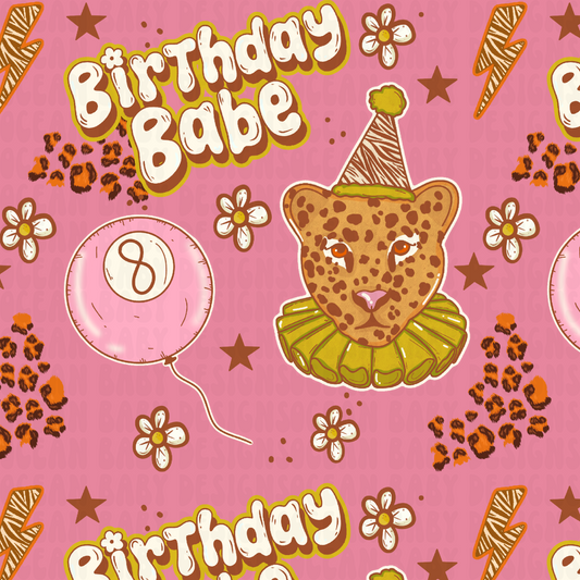 LEOPARD BIRTHDAY BABE