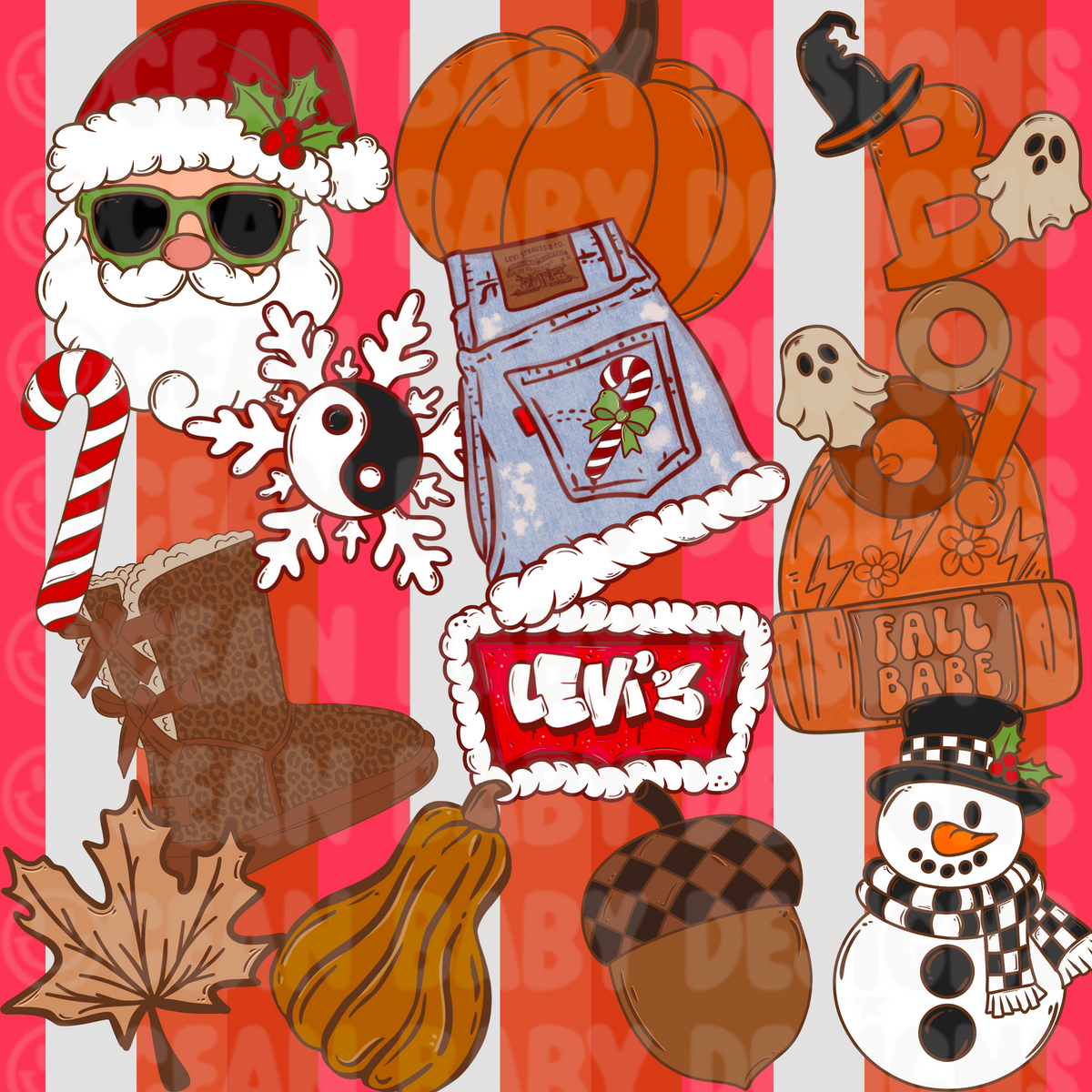 DROP CLIPART BUNDLE