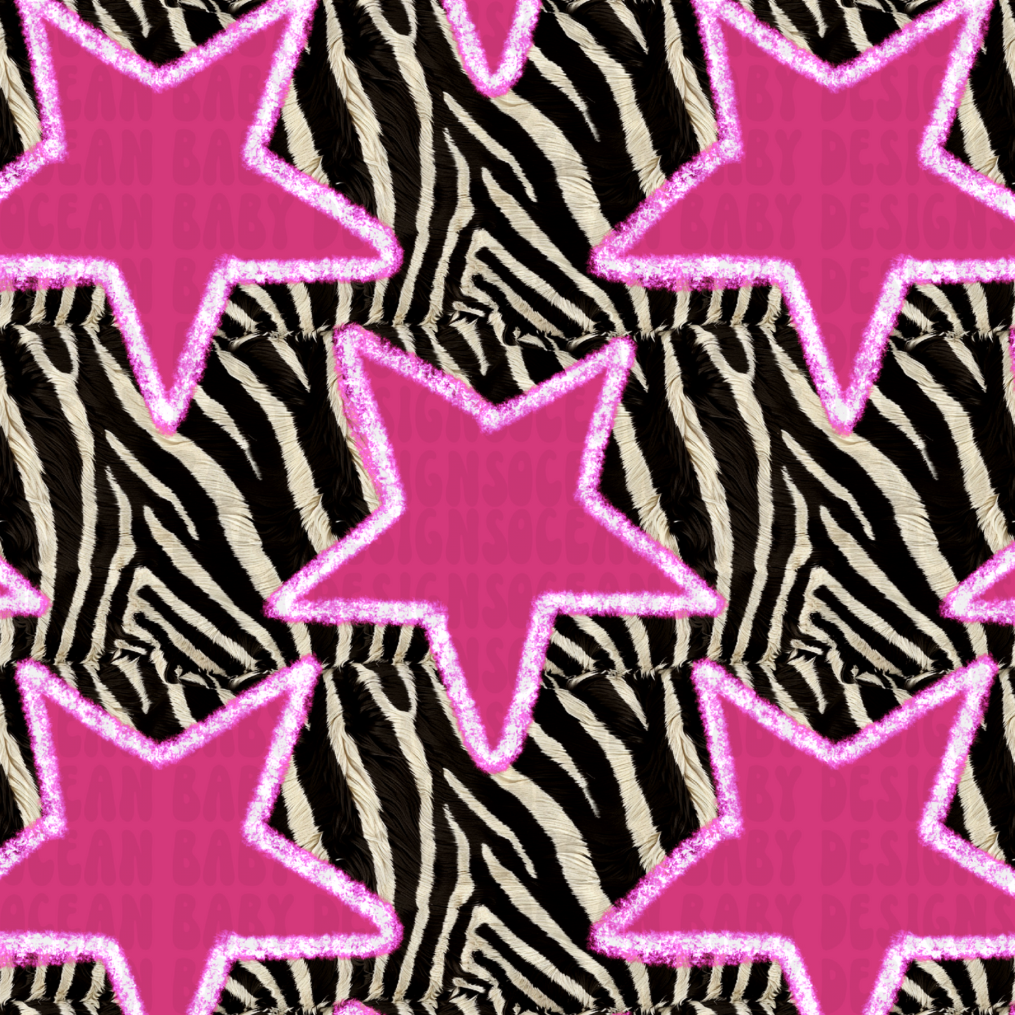 ZEBRA AND STARS
