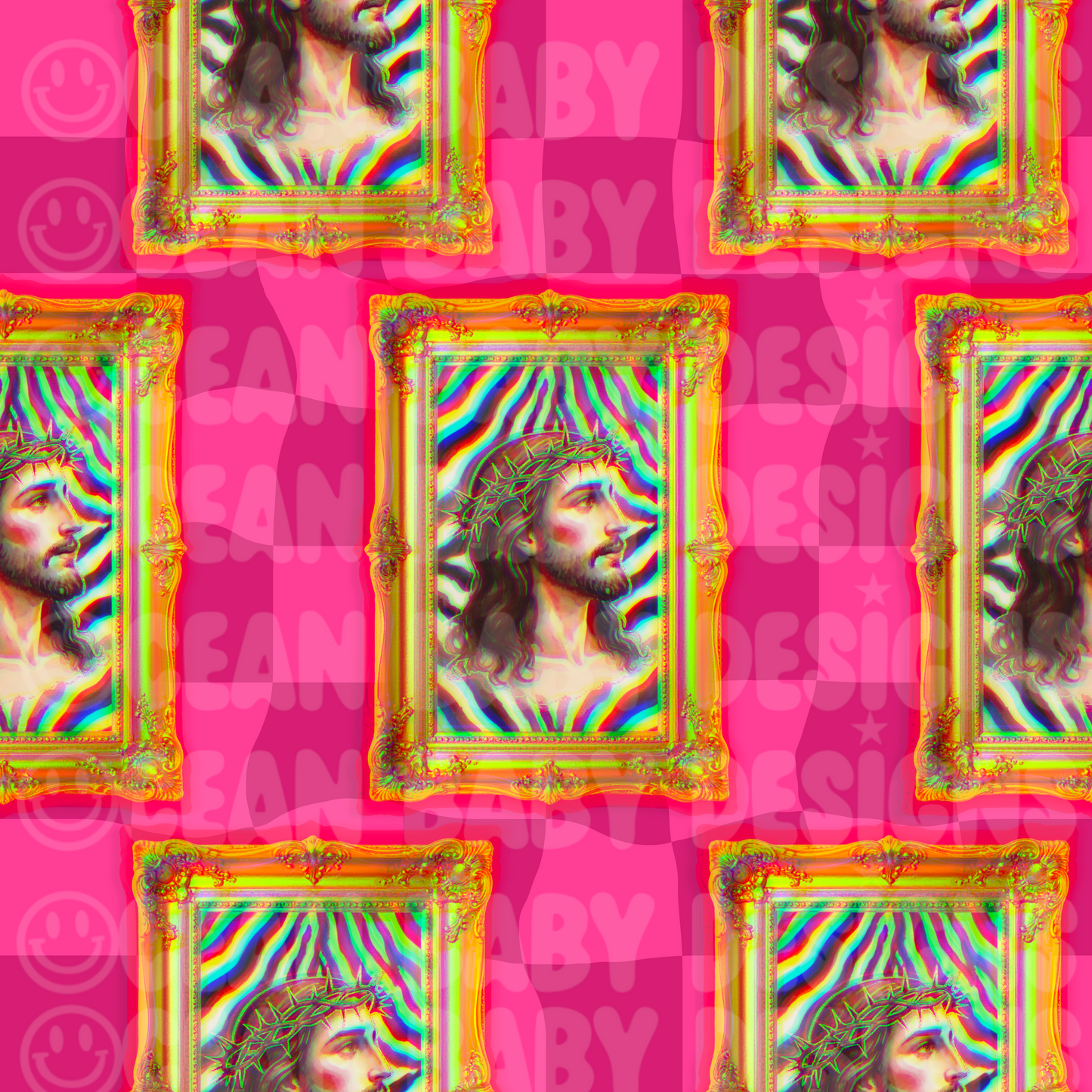 Chrome Jesus frames