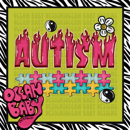 Autism acceptance girl png