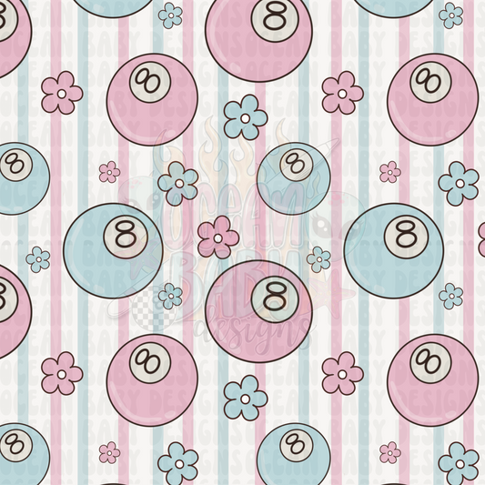 Newborn striped 8 balls