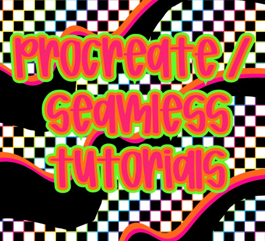 Seamless drive tutorials for procreate   ☆ NO CODES