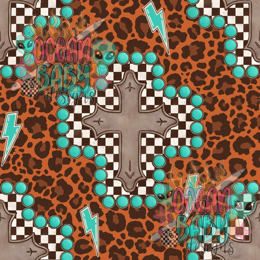 Leopard western cross