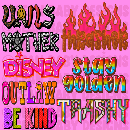Word Candy clipart bundle