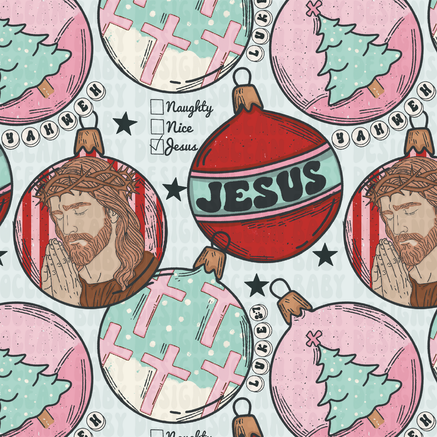 Jesus Ornaments