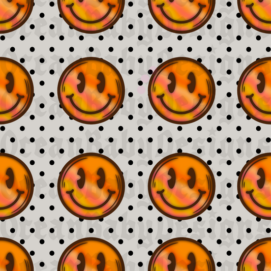Polka dot smileys