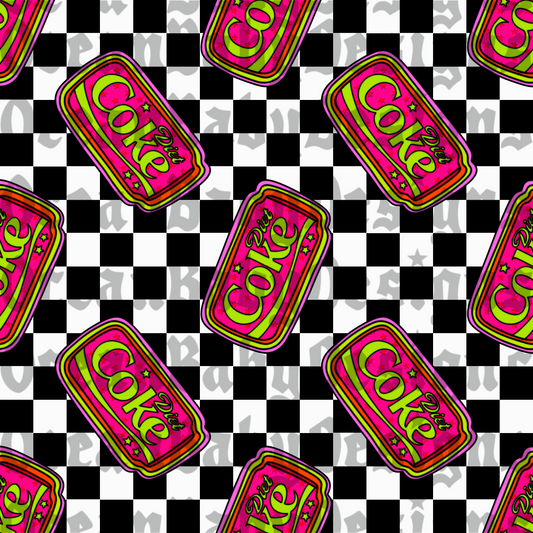 Checkered bright coke