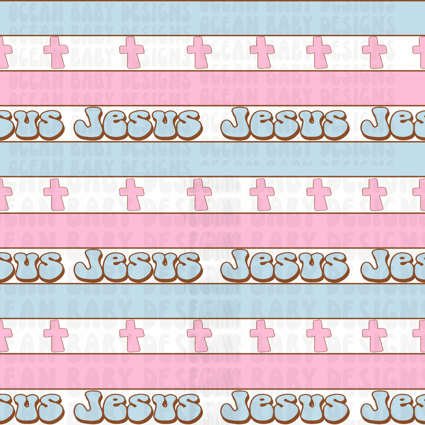 Jesus baby stripes