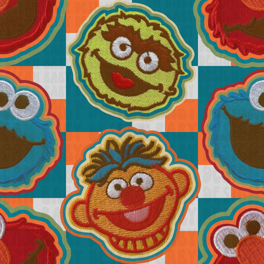 Boy sesame st friends