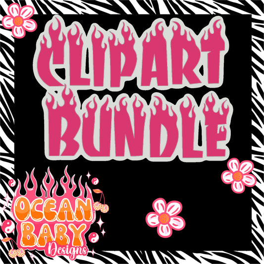 Summer Clip art Bundle - commercial use only
