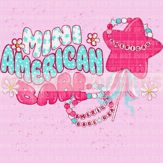 Mini American babe png