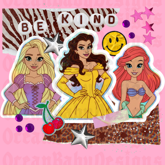 BE KIND PRINCESS PNG