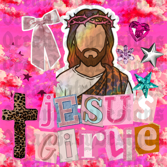 Patchwork Jesus png bundle