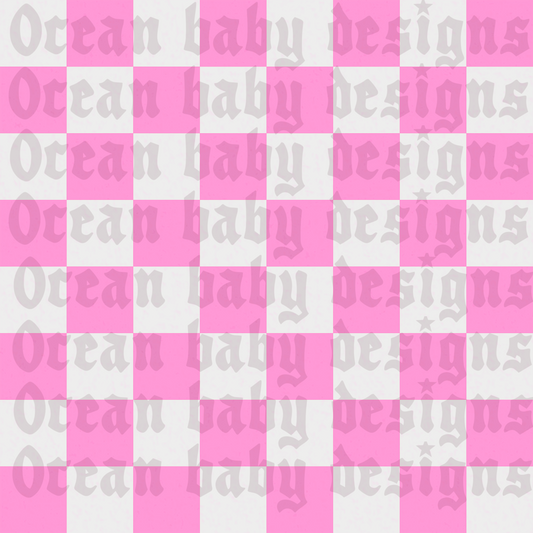 Santa baby coord checkered