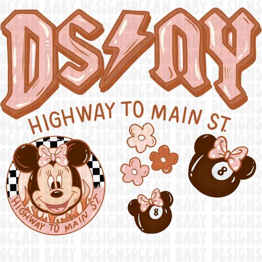 Highway to main st girl Png