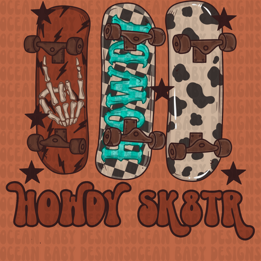 Howdy skater Boy png