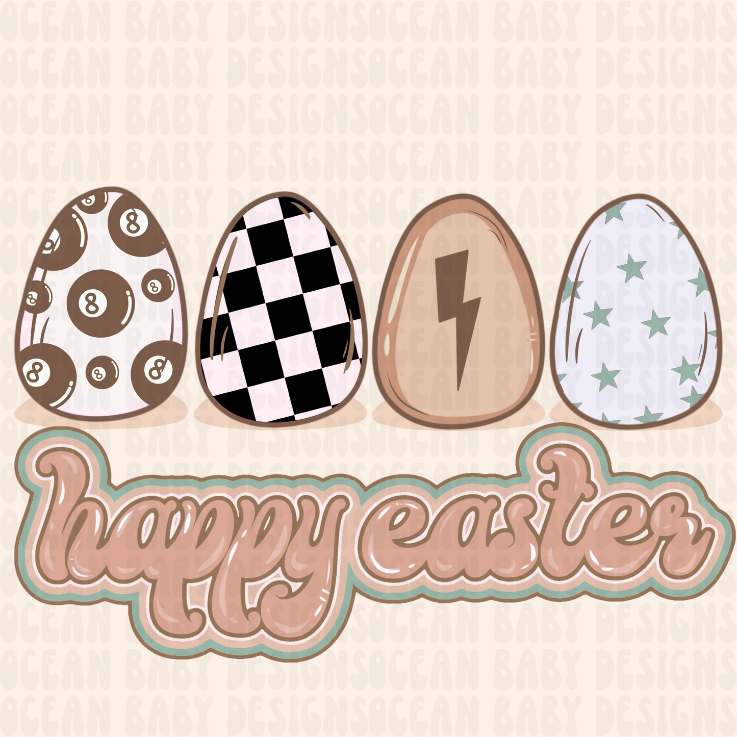 Happy Easter eggs png